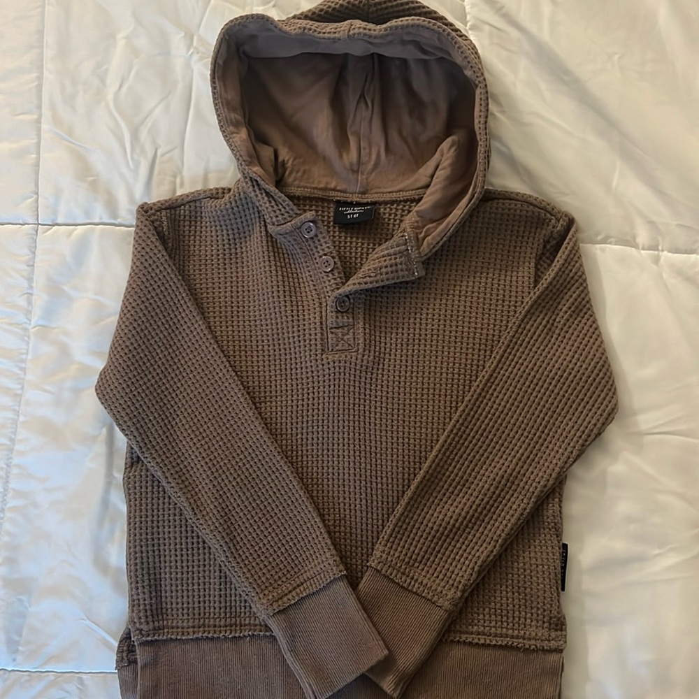 Little Bipsy - waffle knit hoodie